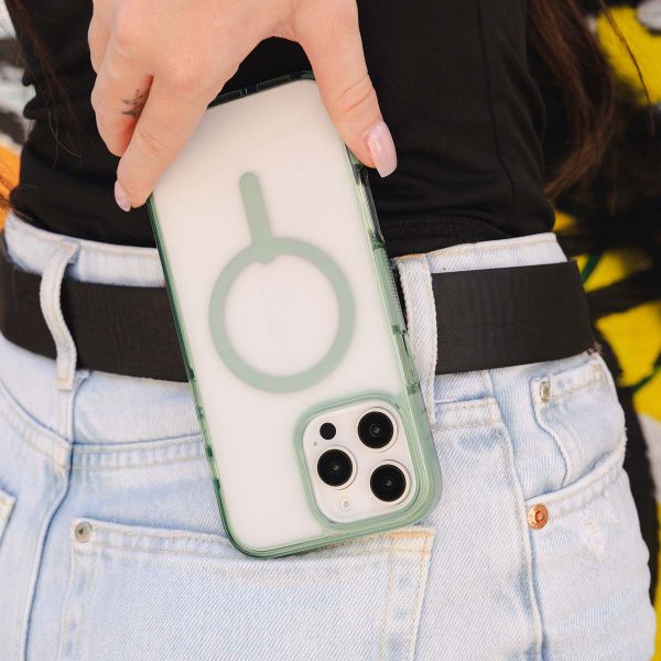 ZAGG Coque Santa Cruz Snap avec MagSafe Apple iPhone 16 Pro Max - Clear / Green