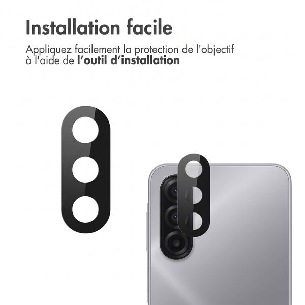 imoshion Protection caméra en verre lot de 2 Samsung Galaxy A18 (4G) - Noir