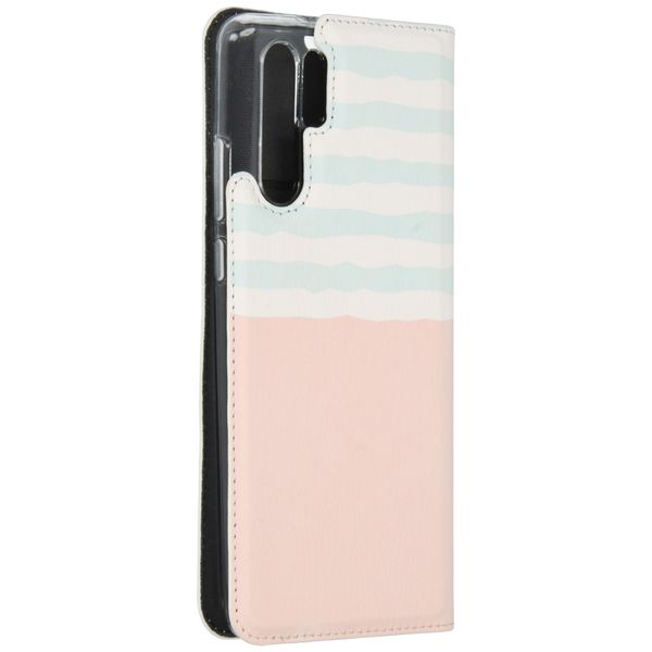Concevez votre propre housse portefeuille Huawei P30 Pro - Blanc