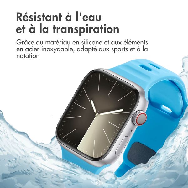 imoshion Bracelet Active Sport en silicone Apple Watch | 38/40/41/42 mm - Bleu