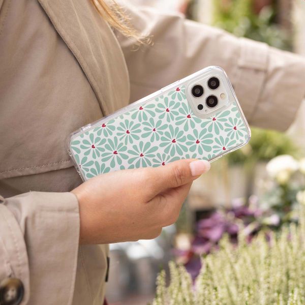 imoshion Coque Design Apple iPhone 15 - Bloom Love Sage Green