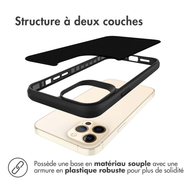 imoshion Rugged Hybrid Carbon Case Apple iPhone 12 Pro Max - Noir