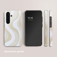 Selencia Coque arrière Vivid Samsung Galaxy S25 FE - Desert Waves Beige