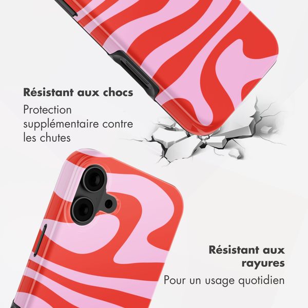 Selencia Coque arrière Vivid Apple iPhone 16 - Dream Swirl Pink