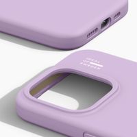 iDeal of Sweden Coque en silicone avec MagSafe Apple iPhone 15 Pro - Lavender Milk