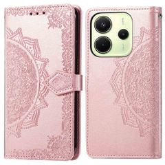 imoshion Etui de télephone Mandala Xiaomi Redmi Note 14 (4G) - Rose Doré