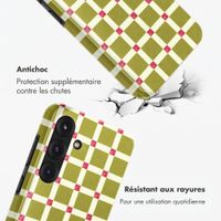 Selencia Coque arrière Vivid avec MagSafe Samsung Galaxy S25 - Check This Olive