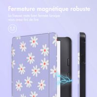 imoshion Design Slim Hard Sleepcover avec support Kobo Libra 2 / Tolino Vision 6 - Flowers Distance