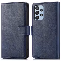 imoshion Étui de télephone portefeuille de luxe Samsung Galaxy A23 (5G) - Bleu foncé