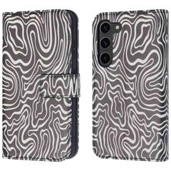 imoshion Étui de télephone portefeuille Design Samsung Galaxy S23 - Black And White