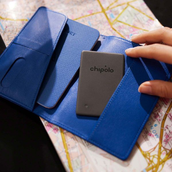 Chipolo Spot Bundle - Traceur Bluetooth pour iOS - 1x tag & 1x carte - Noir
