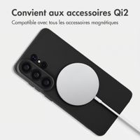 Accezz Coque Grip avec MagSafe Samsung Galaxy S26 Ultra - Noir