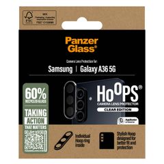 PanzerGlass Protection Caméra Hoops Optic Rings Samsung Galaxy A36 - Transparent