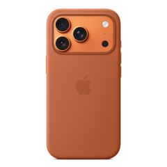 Apple Coque en silicone avec MagSafe Apple iPhone 17 Pro Max - Terracotta