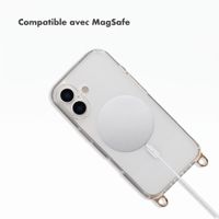 Selencia Coque arrière Rivièra MagSafe avec crochets amovibles Apple iPhone 17 - Transparent