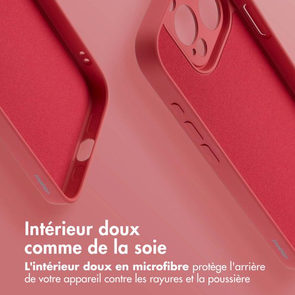 imoshion Coque Couleur avec MagSafe Apple iPhone 15 Pro - Dusty Rose