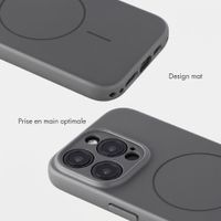 Accezz Coque Grip avec MagSafe Apple iPhone 15 Pro - Gris