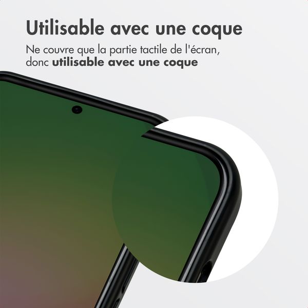 Accezz Protection d'écran en verre trempé avec filtre de confidentialité + Applicateur Samsung Galaxy A56