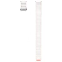 Samsung Bracelet en tissu original Samsung Galaxy Watch 4 / 5 / 6 / 7 / FE (20 mm) - Taille S/M - White Sand