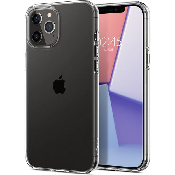 Spigen Coque Liquid Crystal Apple iPhone 12 (Pro) - Transparent