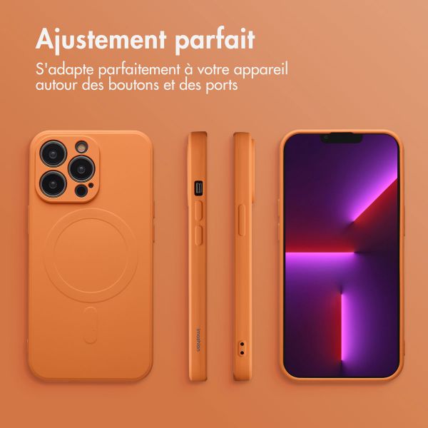 imoshion Coque Couleur avec MagSafe Apple iPhone 13 Pro - Orange