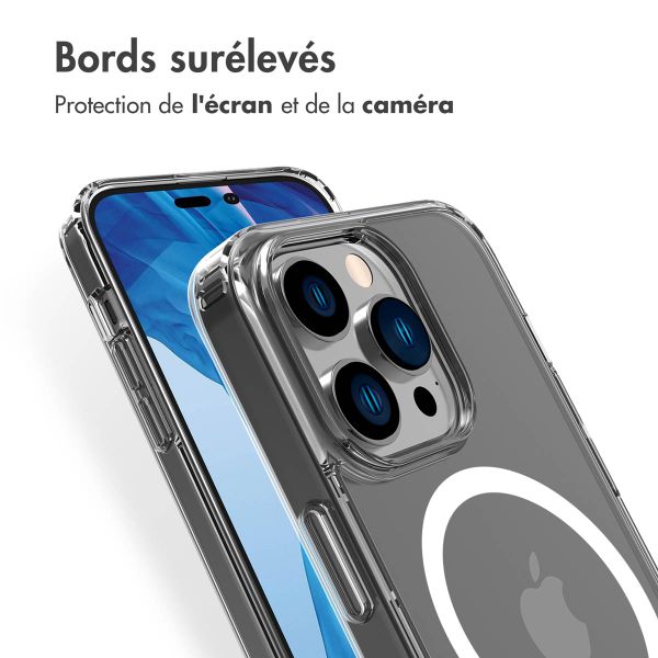 Accezz Coque Clear avec MagSafe Apple iPhone 14 Pro - Transparent