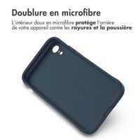 imoshion Coque arrière EasyGrip Apple iPhone Xr - Bleu foncé