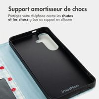 imoshion Étui de télephone portefeuille Design Samsung Galaxy S25 - Cherry Check