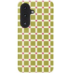 Selencia Coque arrière Vivid avec MagSafe Samsung Galaxy S26 - Check This Olive