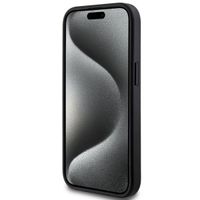 Guess Coque 4G Metal Logo MagSafe Apple iPhone 15 - Noir