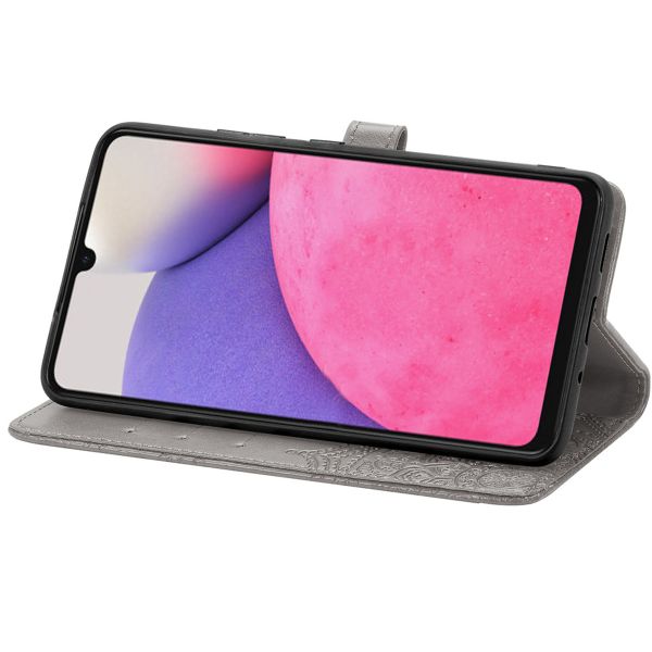 imoshion Etui de télephone Mandala Samsung Galaxy A33 - Gris