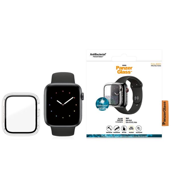 PanzerGlass Coque Full Body Apple Watch 4 / 5 / 6 / SE - 44 mm - Transparent