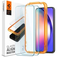 Spigen Protection d'écran en verre trempé GLAStR Fit 2 Paquets + Applicator Samsung Galaxy A54 (5G)