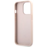 Guess Coque 4G Metal Logo Backcover Apple iPhone 13 Pro - Rose & Or