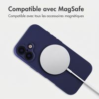 Accezz Coque Grip avec MagSafe Apple iPhone 16 - Bleu foncé