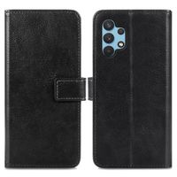 imoshion Étui de télephone portefeuille de luxe Samsung Galaxy A32 (4G) - Noir