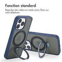 Accezz Coque Ring Stand avec MagSafe Apple iPhone 13 Pro - Bleu