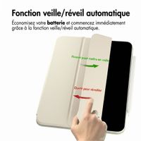 imoshion Magnetic etui de téléphone portefeuille Apple iPad Pro 13 (2025) M5 / (2024) M4 - Beige