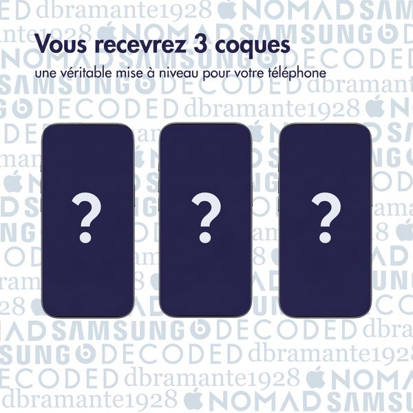 Mystery Box 3 | Trois coques de téléphone Apple iPhone 17 - Apple Original