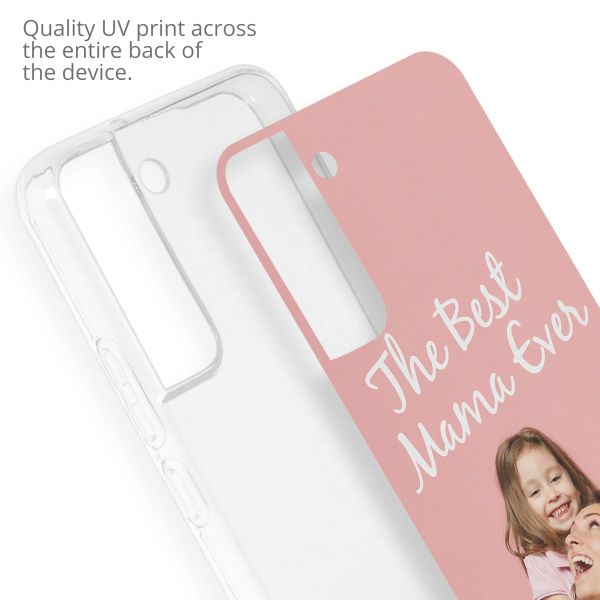 Concevez votre propre coque transparente Samsung Galaxy S22 - Transparent