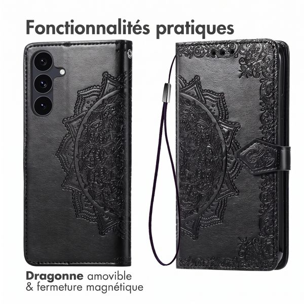 imoshion Etui de télephone Mandala Samsung Galaxy S26 FE - Noir