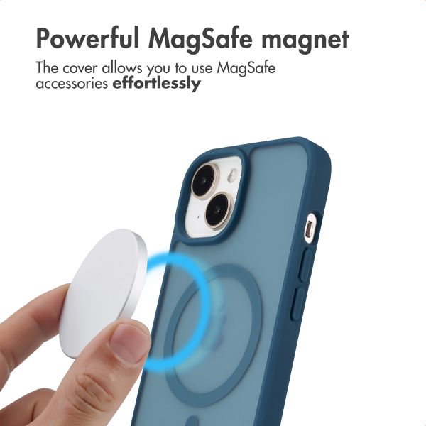 imoshion Coque Color Guard avec MagSafe Apple iPhone 15 - Bleu foncé