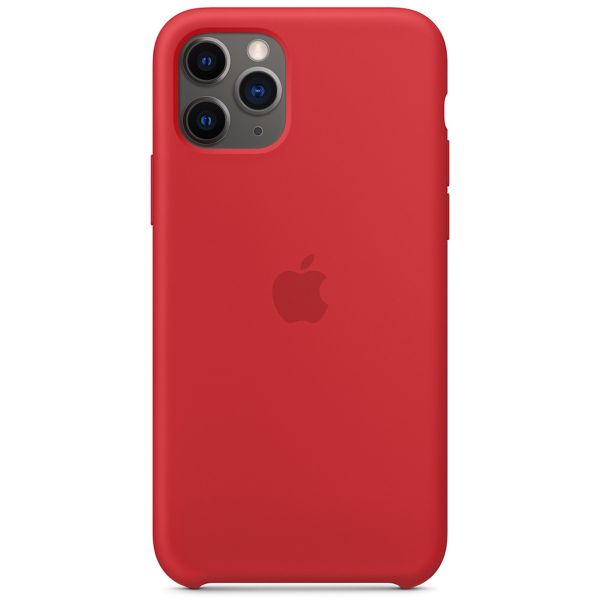 Apple 4 Pack Coque en silicone Apple iPhone 11 Pro - Seafoam + Pink Sand + Red + Midnight Blue