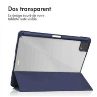 imoshion Coque tablette rigide Trifold Apple iPad Pro 12.9 (2018/2020/2021/2022) - Bleu foncé