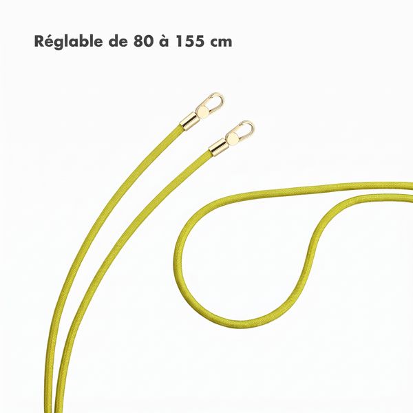 Selencia Cordon universel pour téléphone avec 2 crochets - réglable - Olive Dust