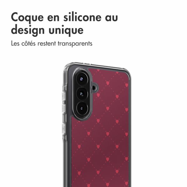 imoshion Coque Design Samsung Galaxy A36 - Crush Check Coral Dust