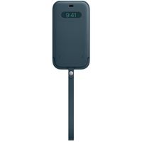 Apple Sacoche en cuir MagSafe Apple iPhone 12 Pro Max - Baltic Blue