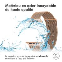 imoshion Bracelet magnétique milanais Apple Watch | 38/40/41/42 mm - Taille M - Rose Doré