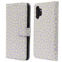imoshion Étui de télephone portefeuille Design Samsung Galaxy A13 (5G) - White Daisy