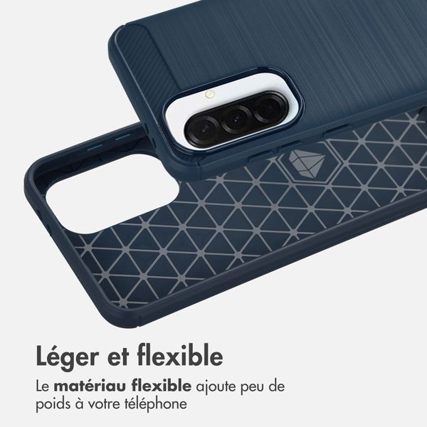 imoshion Coque Brushed Samsung Galaxy A37 (5G) - Bleu foncé